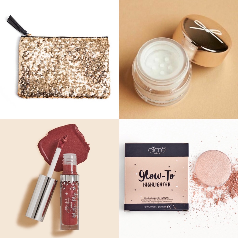 SOLD✨Ciaté London Bundle Bag✨ Gold Ipsy Bag